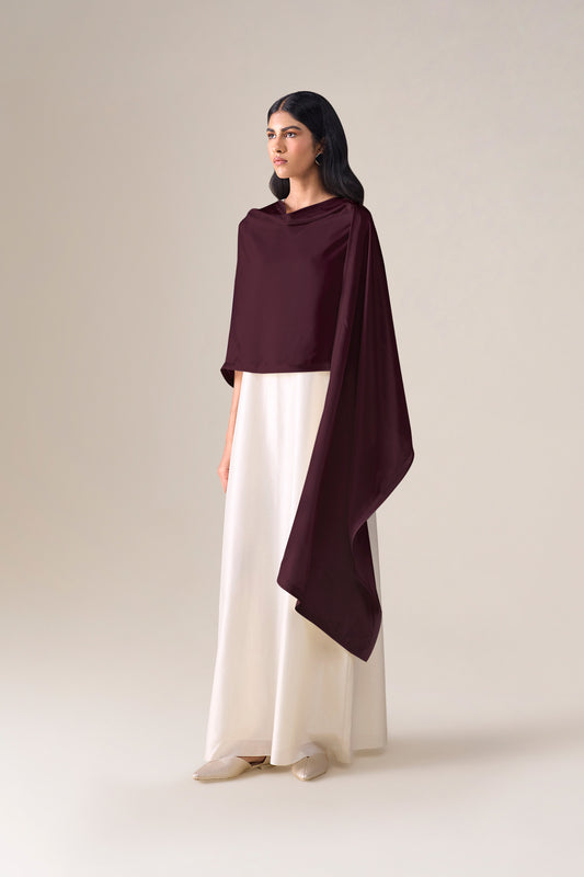 Silk Ivelle Scarf – Red