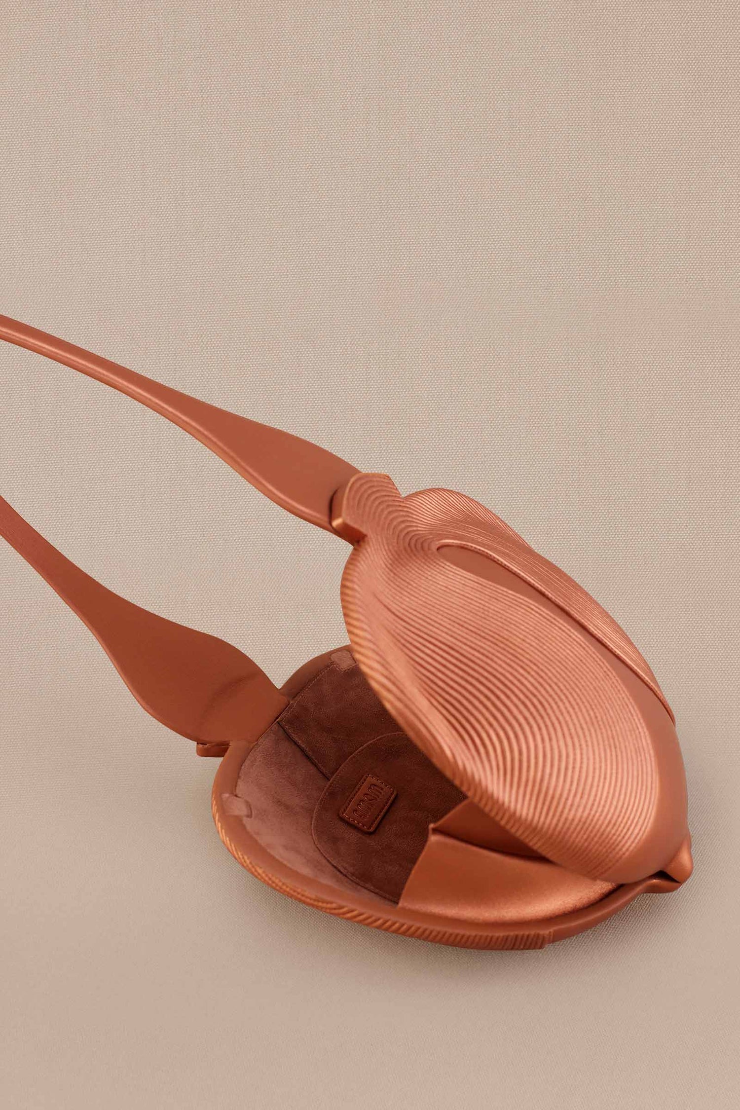 Kudrat Top Handle Bag - Metallic Copper