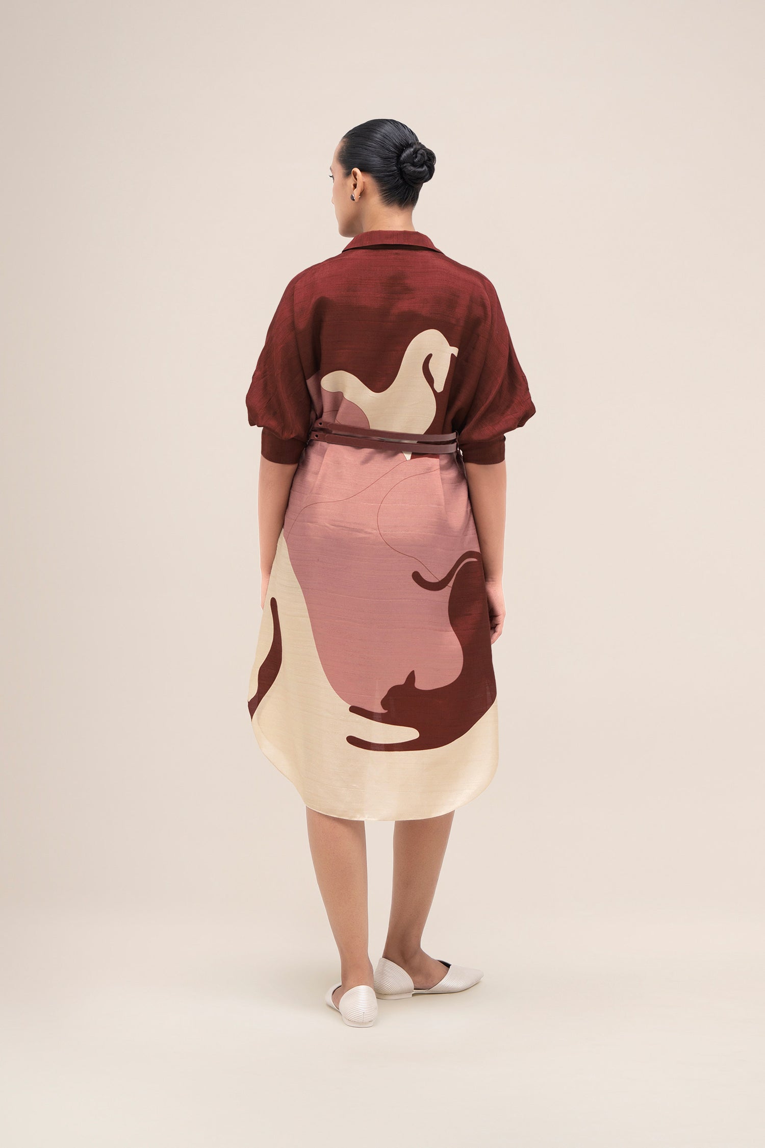  Silk Lina Dress – Red