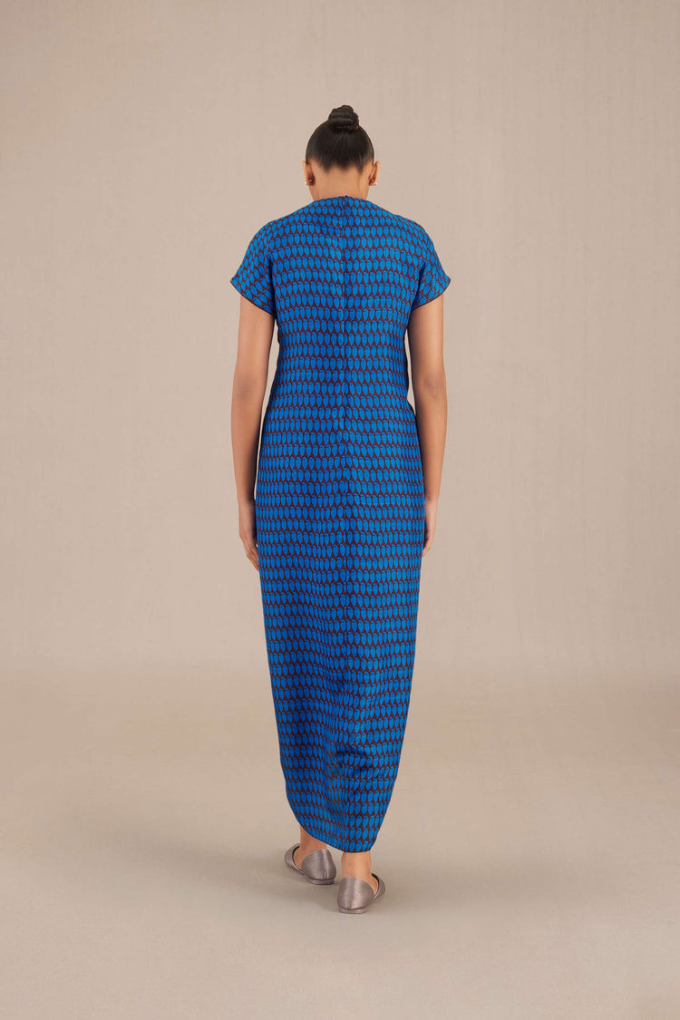 Diah Dress - Cobalt