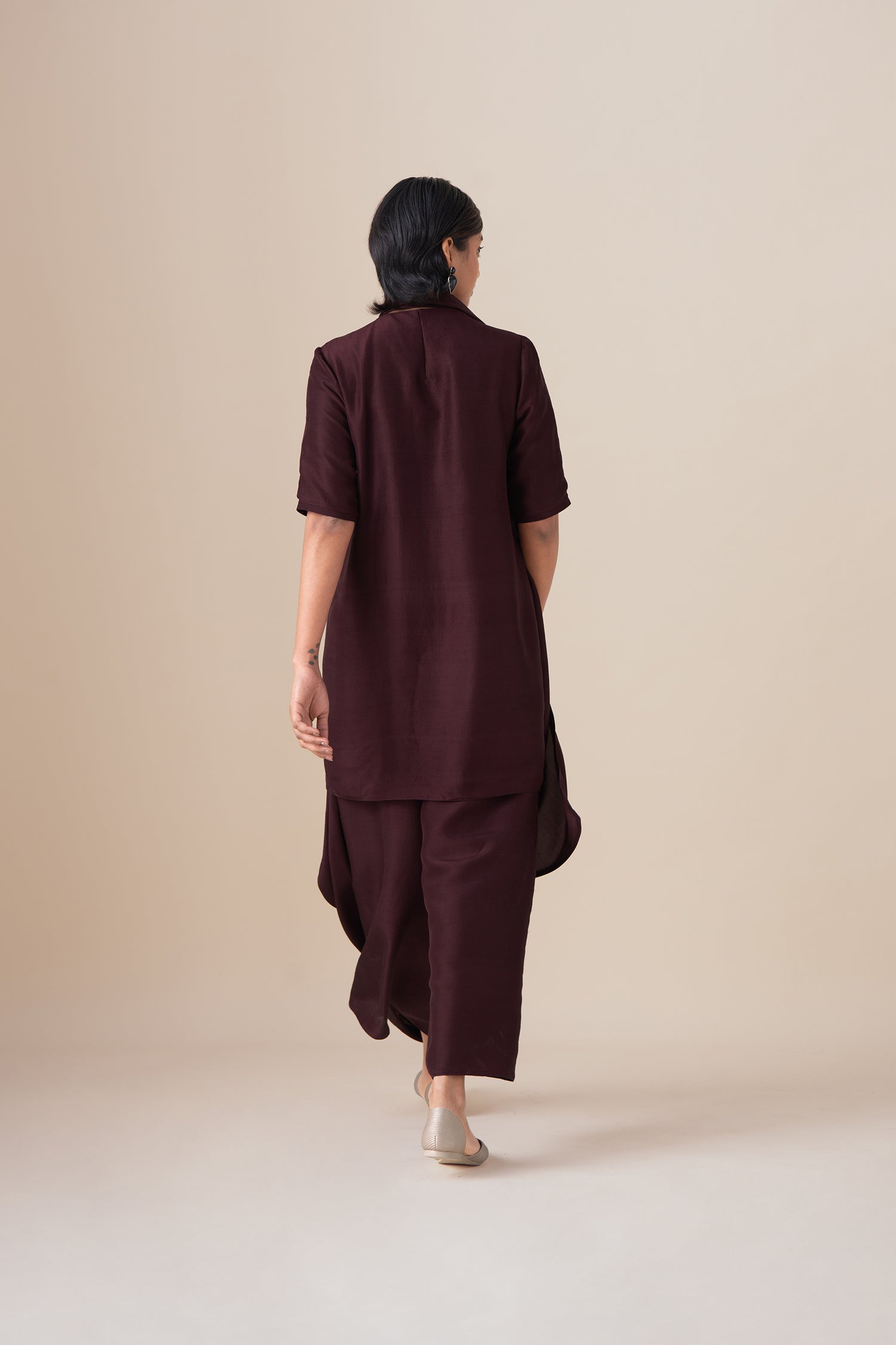  Silk Sera Tunic Set – Red