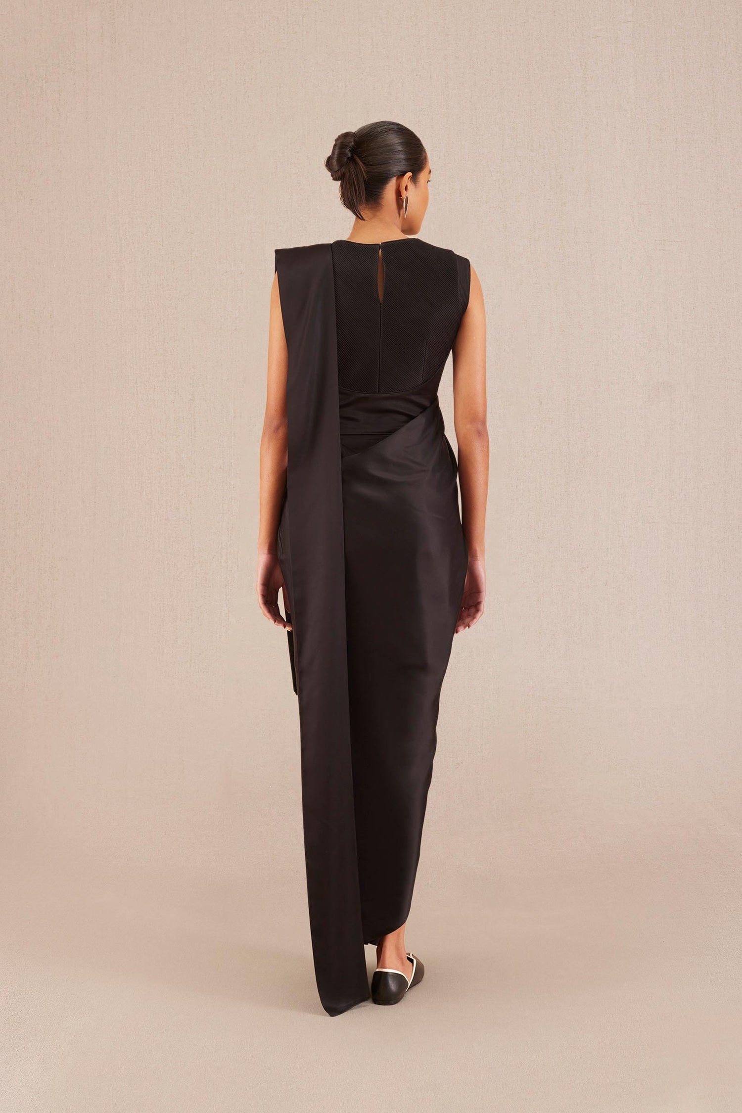 Ila Saree - Black 