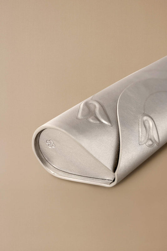 Faux Leather Siara Clutch – Metallics