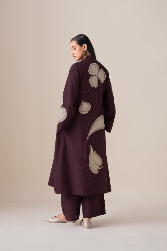 Habutai Mazira Jacket – Red