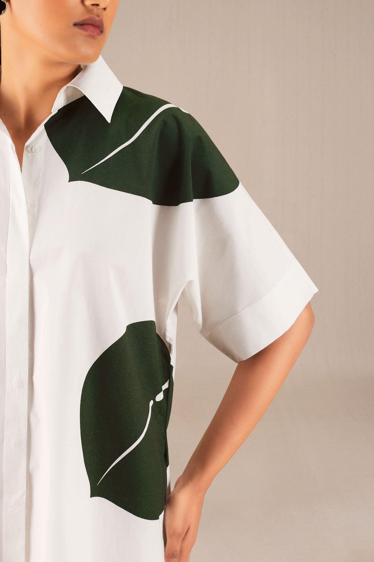 Afar Shirt Co-Ord Set - Ivory