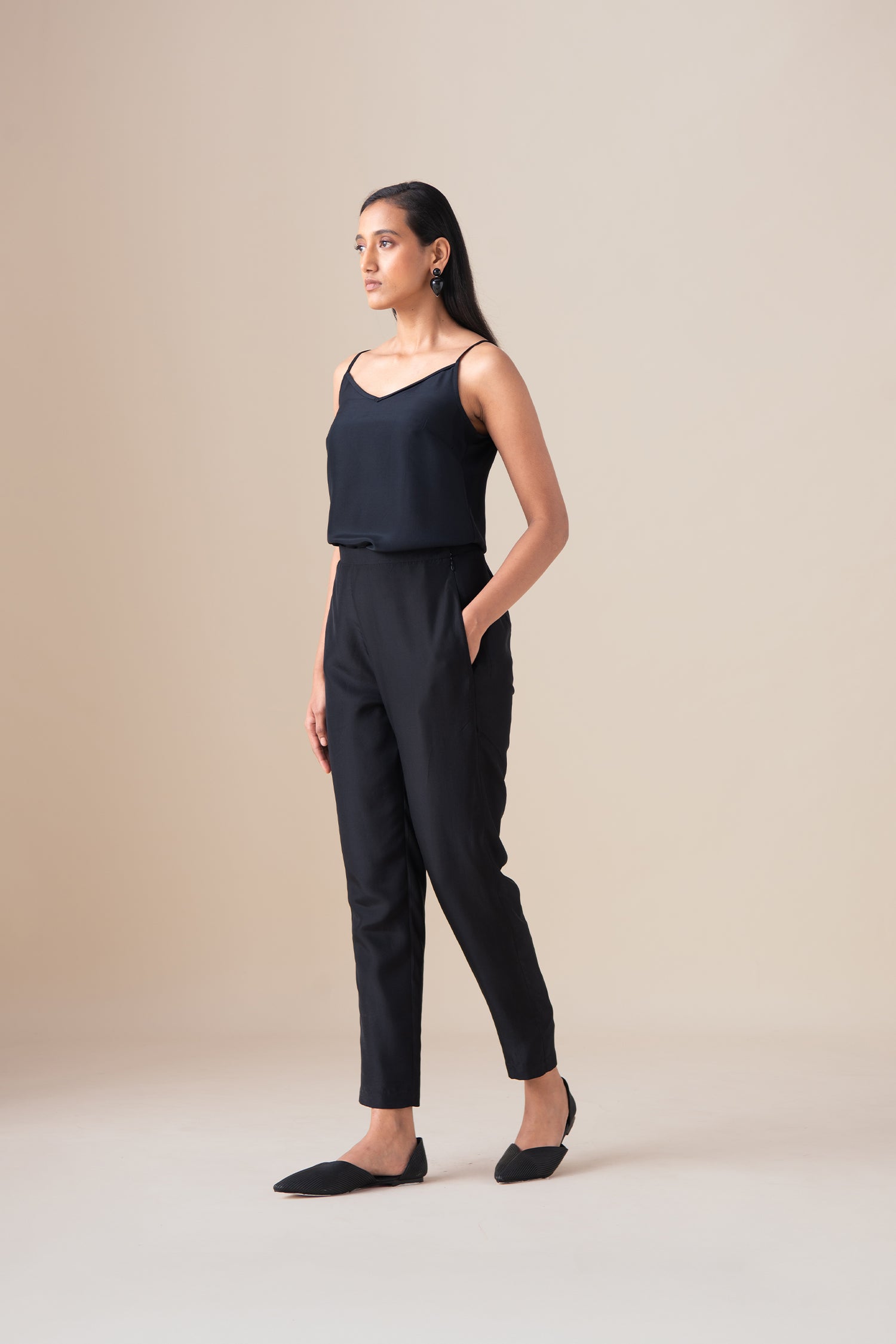  Habutai Arin Shirt – Black