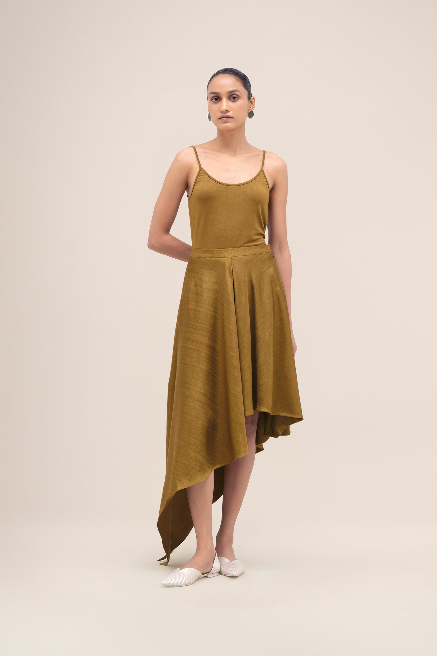  Silk Akina Shirt Set – Green
