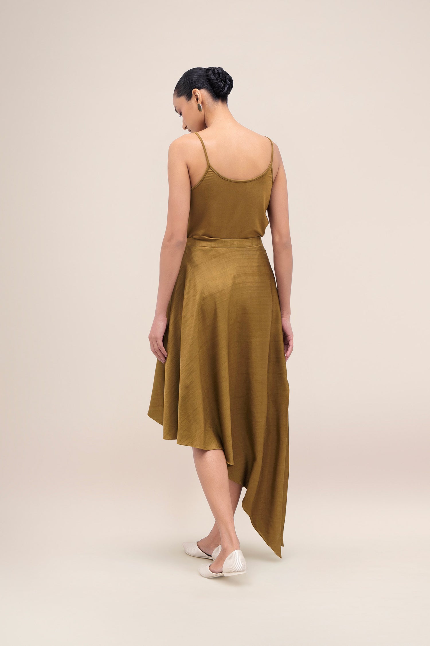  Silk Akina Shirt Set – Green