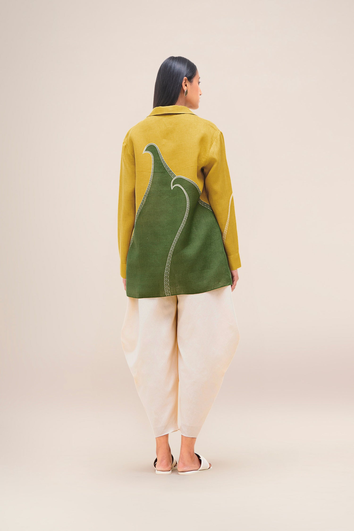  Linen Ardea Shirt – Yellow