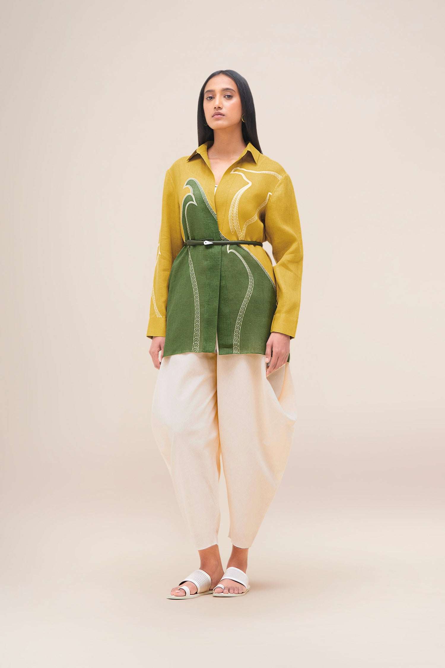  Linen Ardea Shirt – Yellow