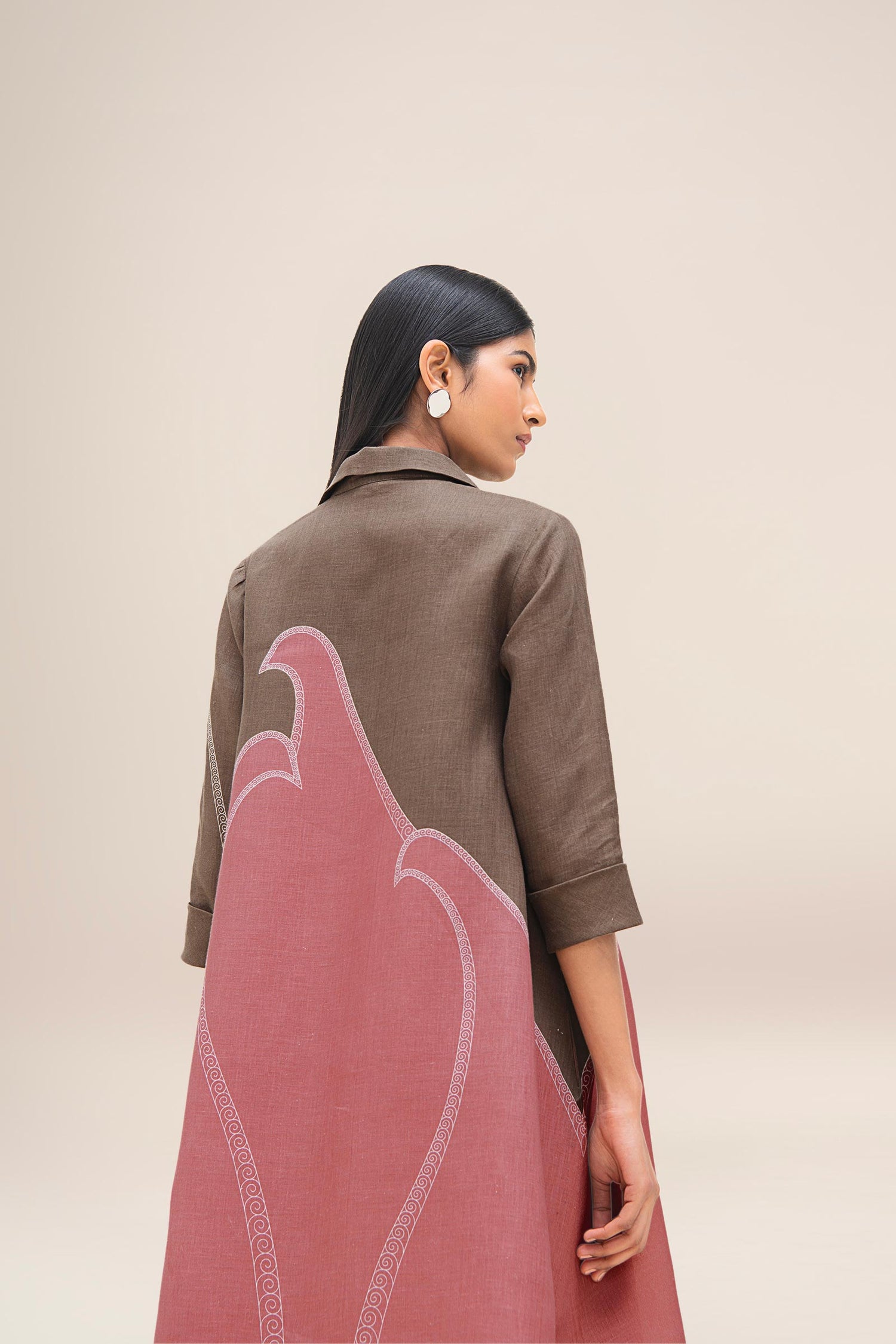  Linen Lark Dress – Pink