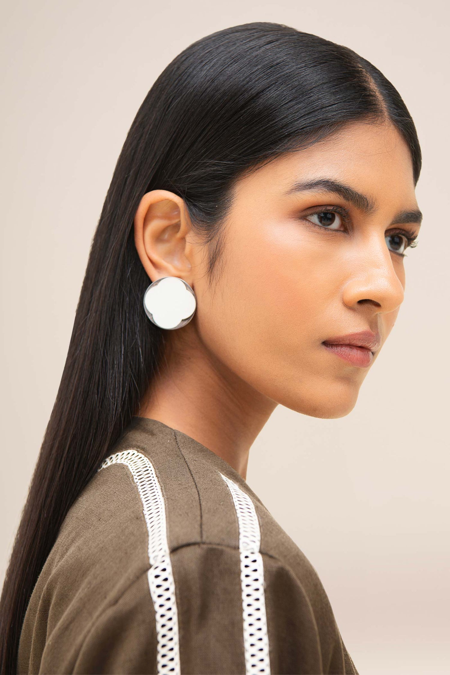  Linen Ravida Jacket Set – Brown