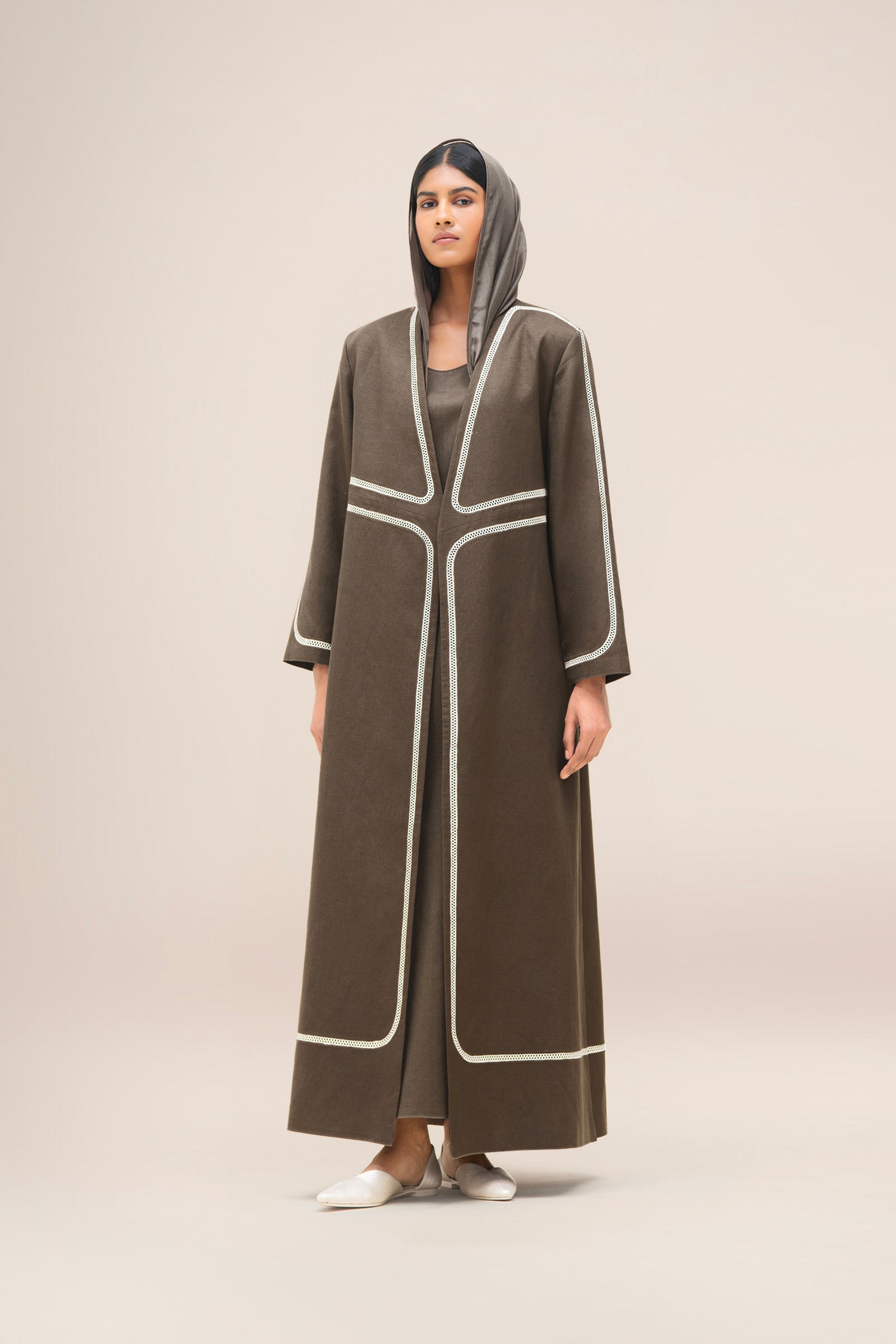  Silk Sultana Scarf – Brown