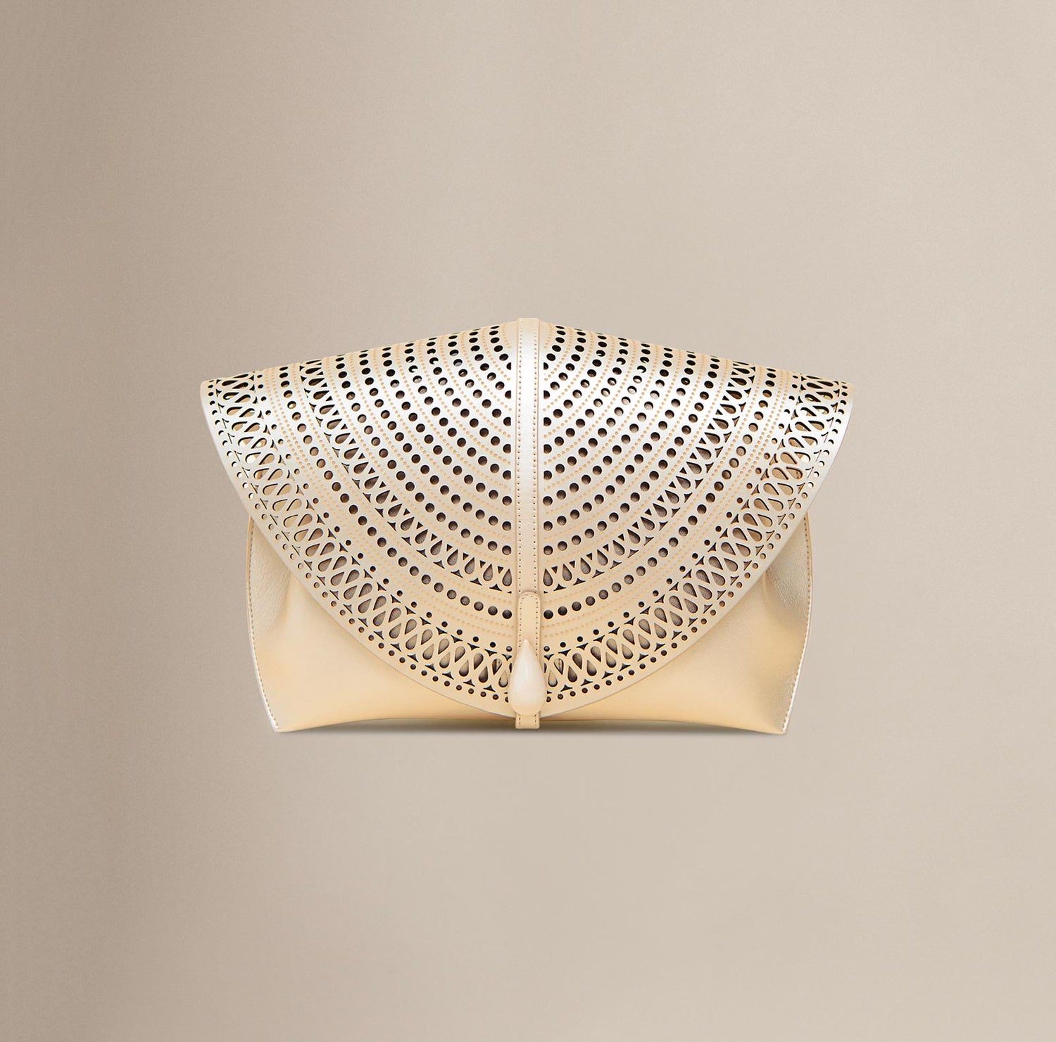  Faux Leather Oriole Clutch – Metallics