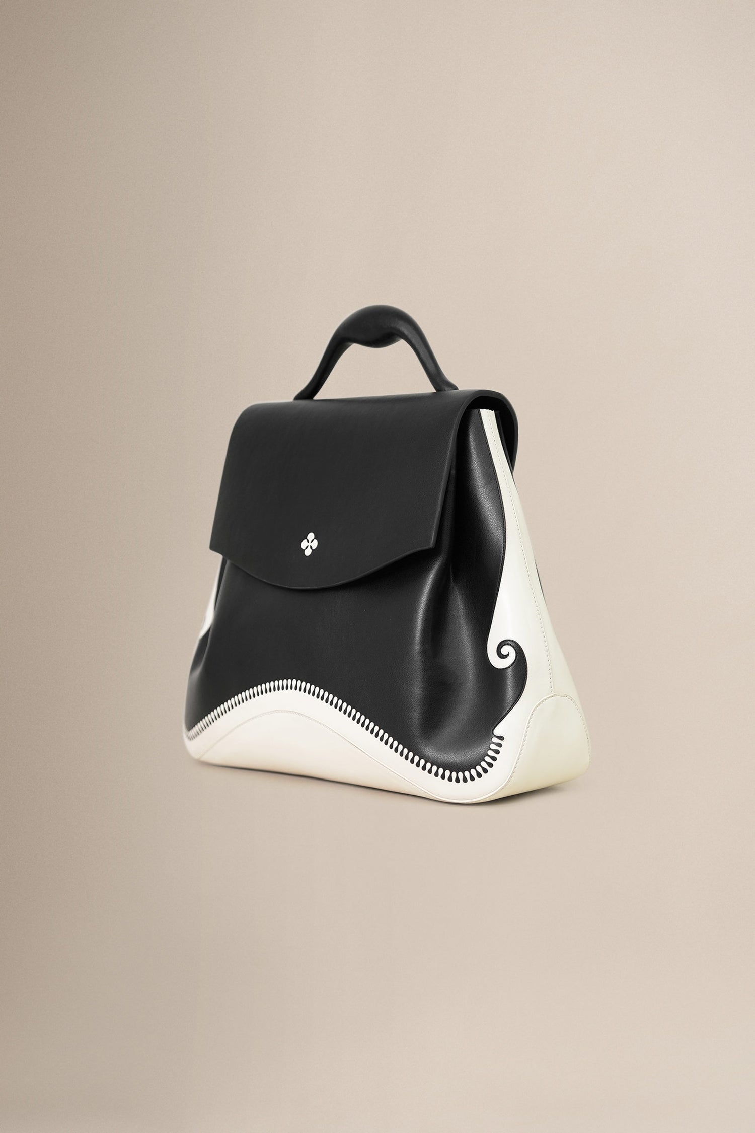  Faux Leather Isola Bag – Black