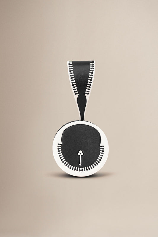 Faux Leather Aeri Wristlet – Black