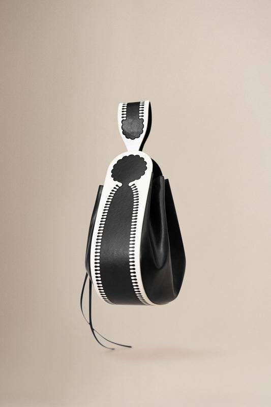 Faux Leather Celina Bag – Black