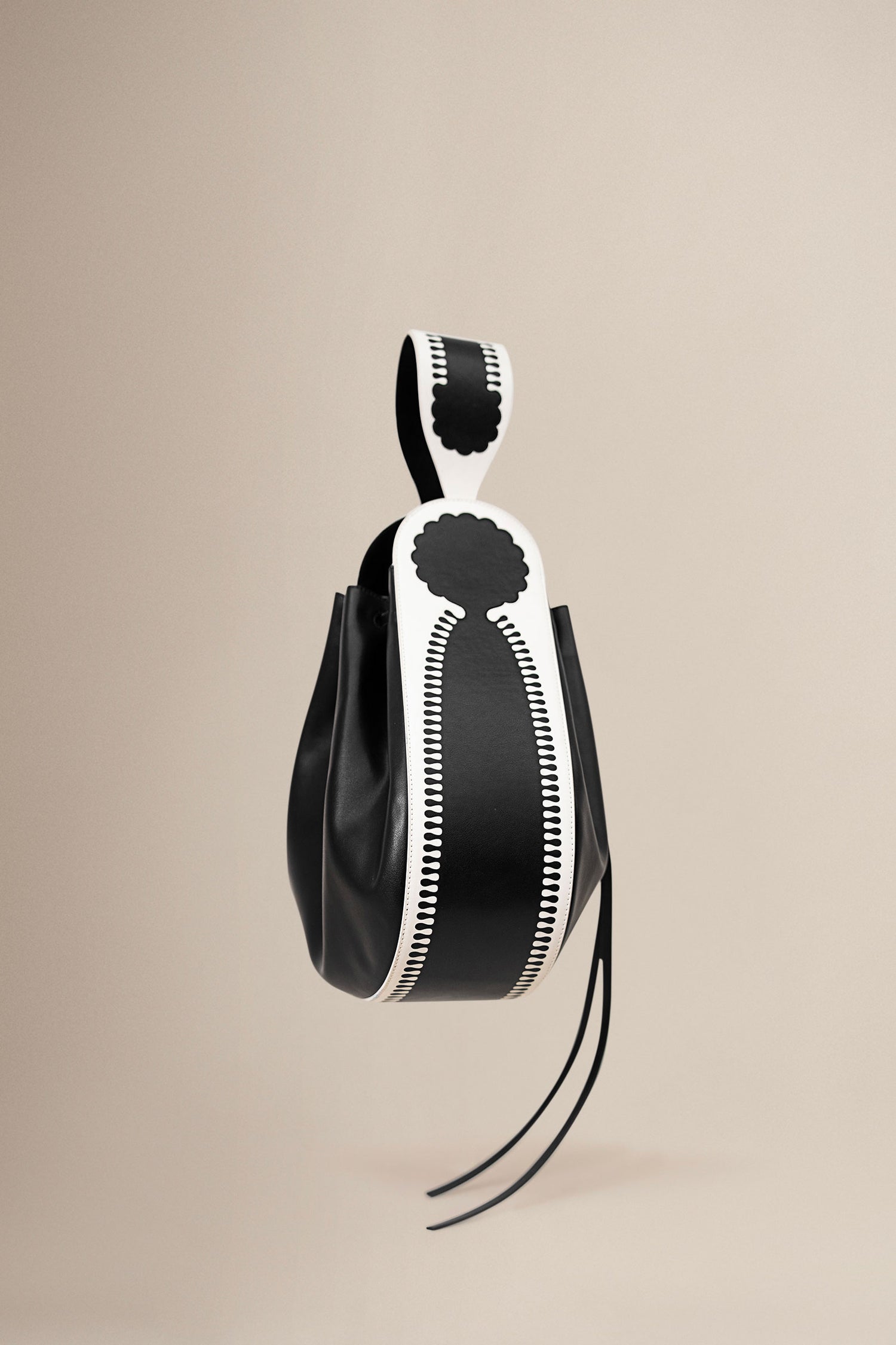  Faux Leather Celina Bag – Black