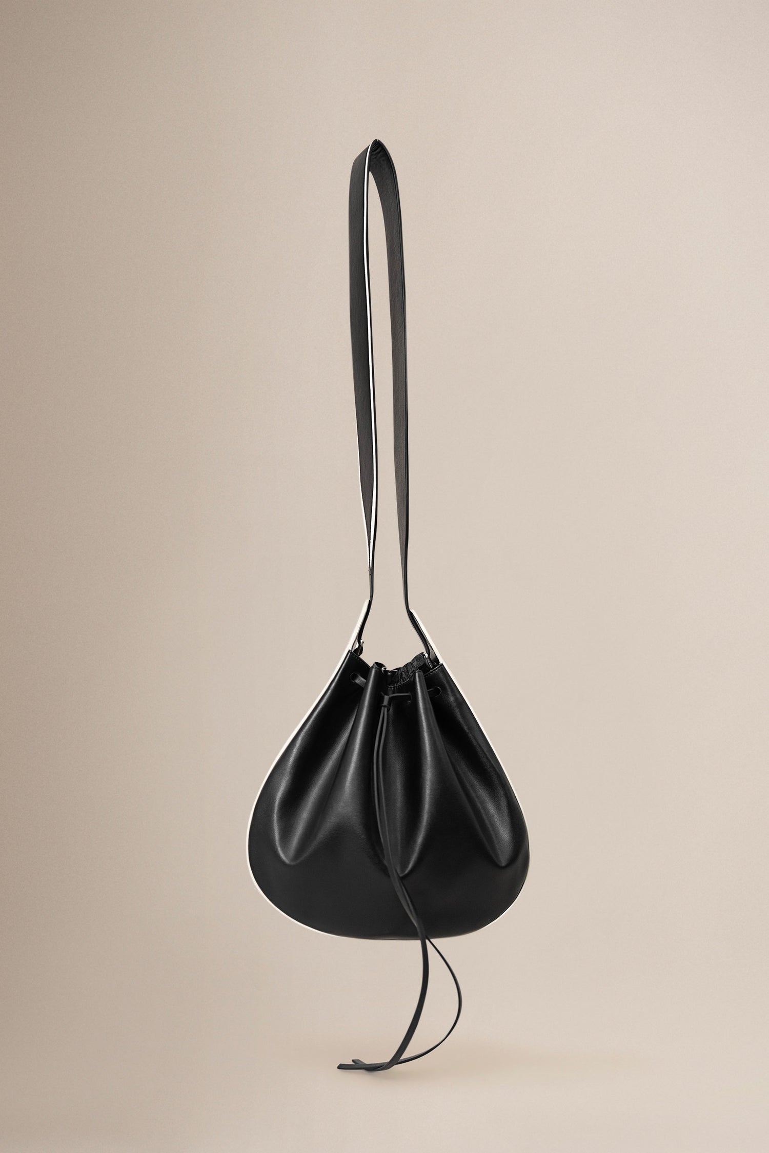  Faux Leather Celina Bag – Black