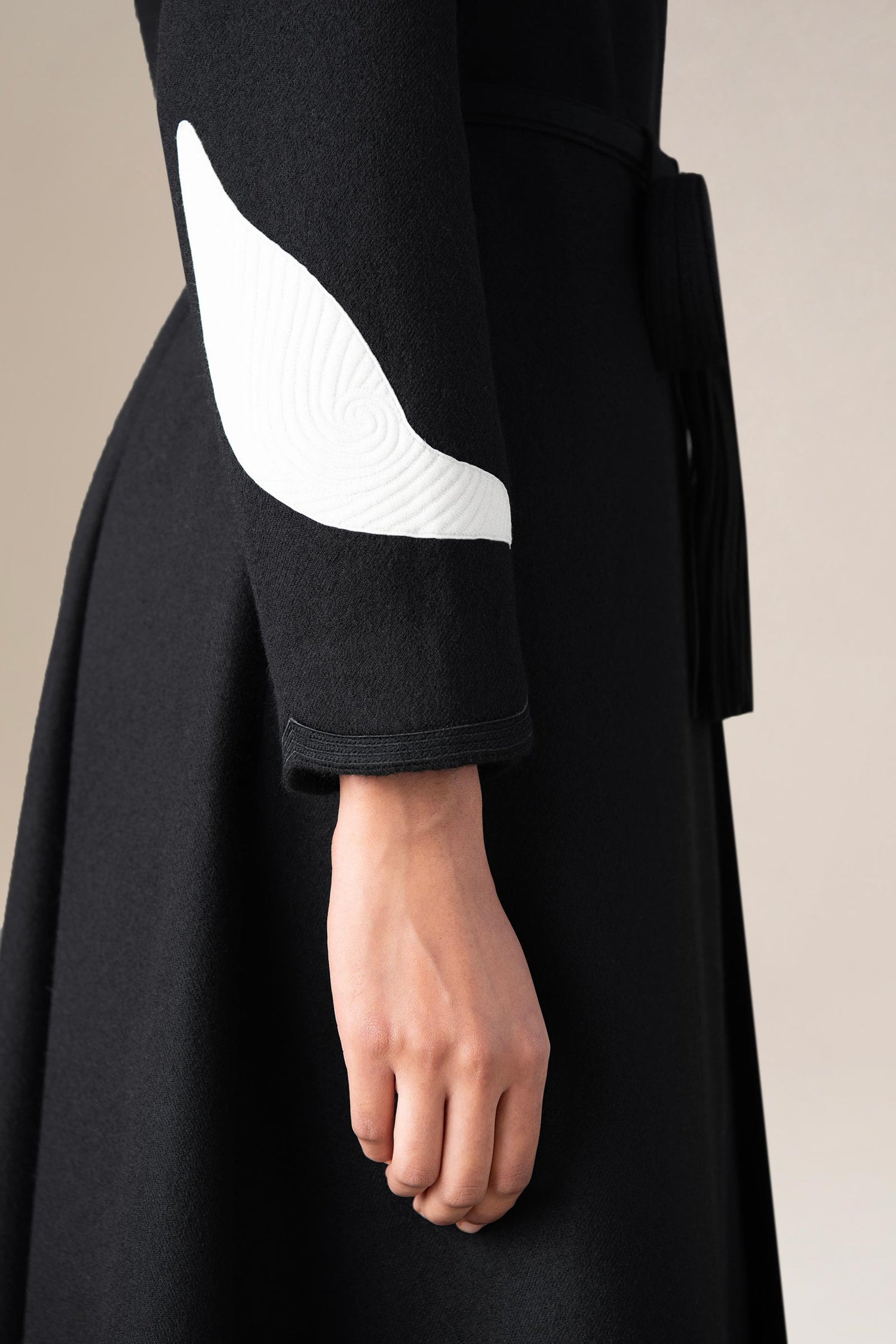  Wool Beira Jacket Set – Black