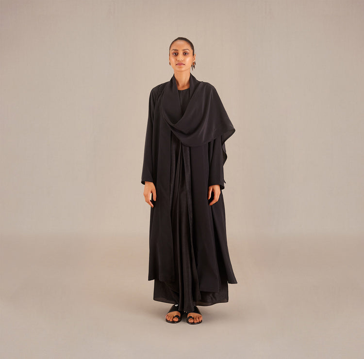 Inaara Abaya Set - Black