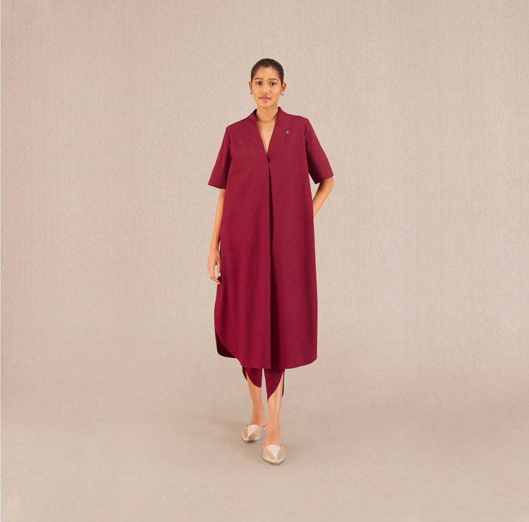 Eira Tunic Set - Wine