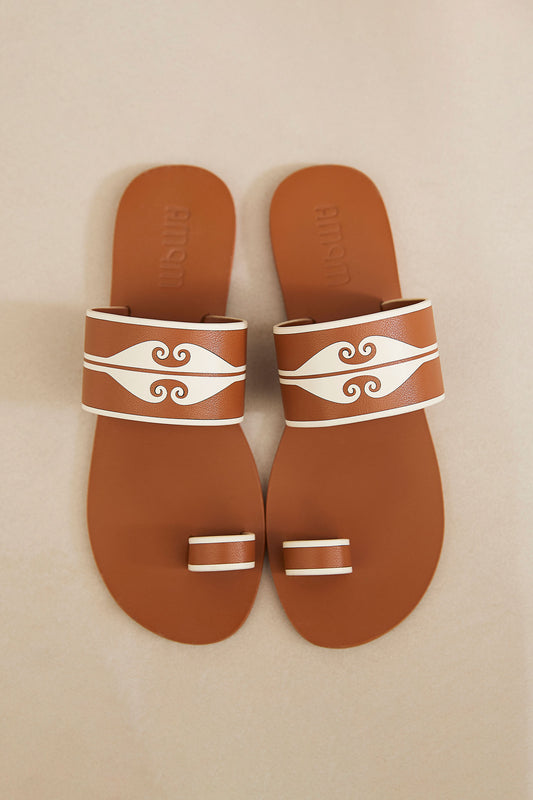Leather Naz Slip Ons – Brown
