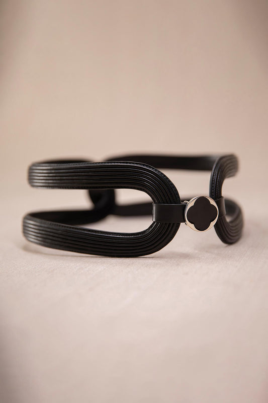 Leather Zina Belt – Black