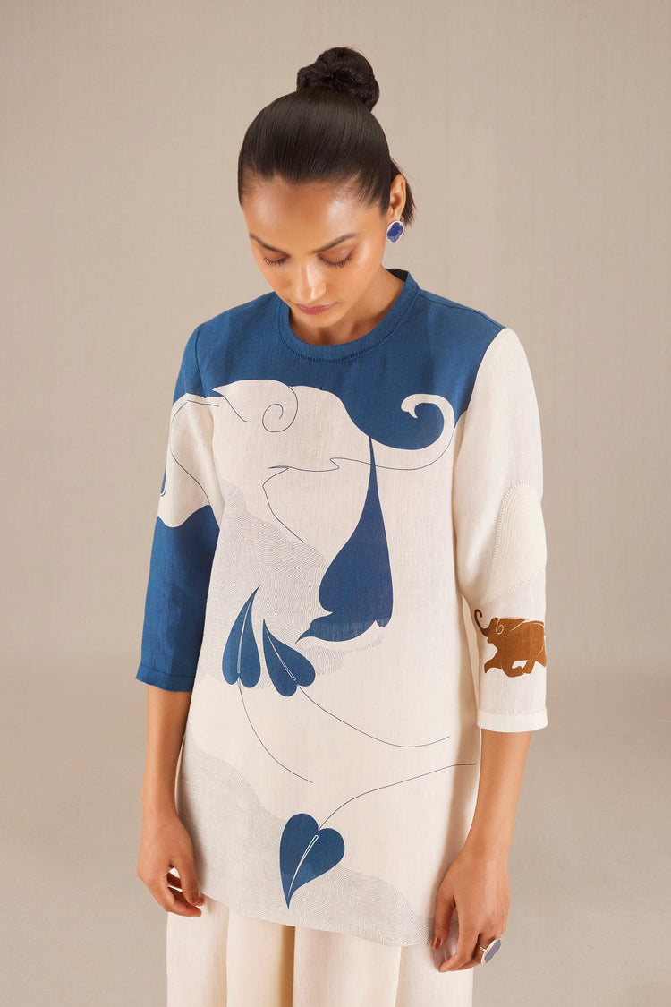 Aayat Shirt  Co Ord Set - Ivory
