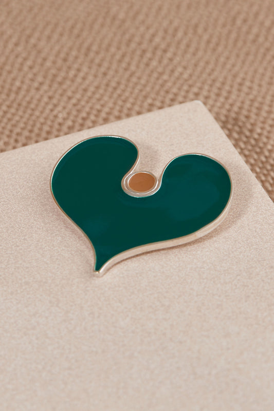 Enamel Camila Brooch – Green