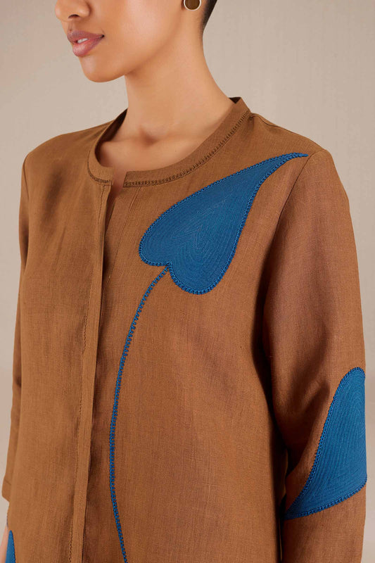 Zenya Shirt Co Ord Set - Clay