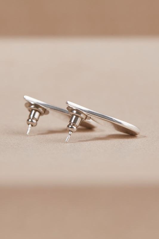 Enamel Indira Earrings – Black