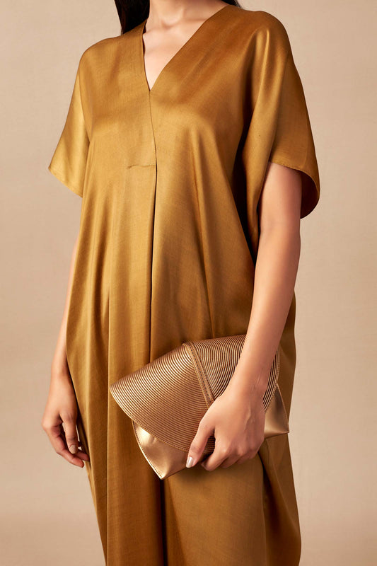 Faux Leather Myah Mini Clutch – Metallics