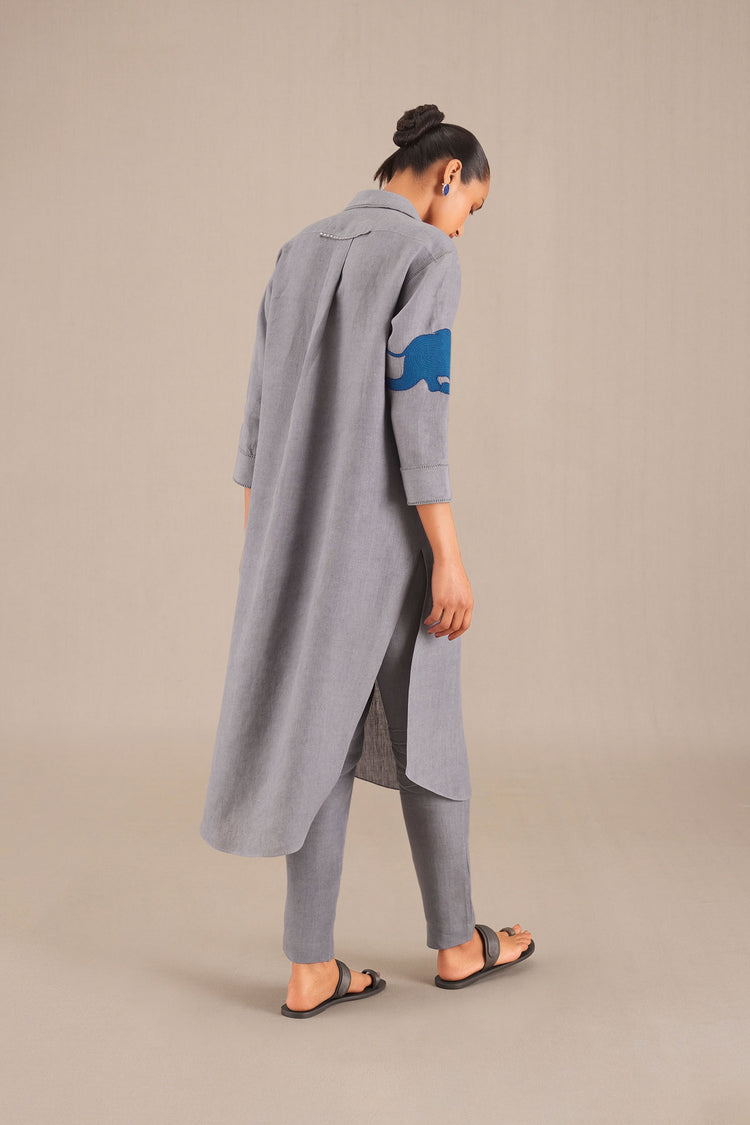 Mahin Tunic Set - Grey