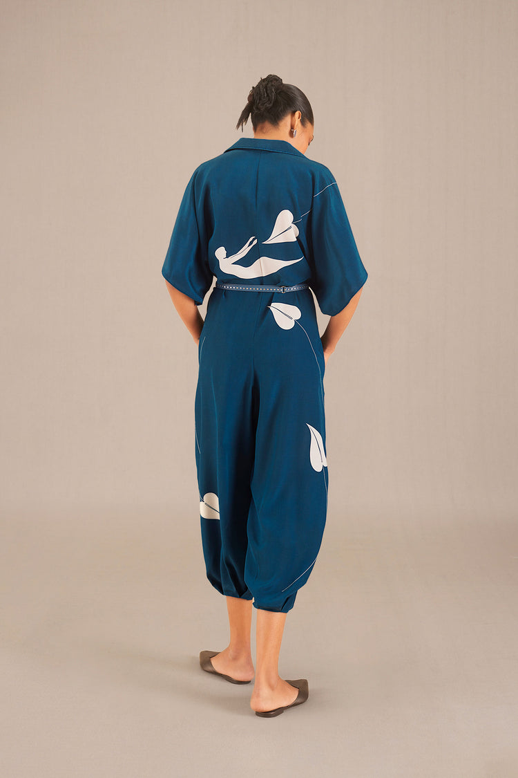 Camille Jumpsuit - Teal