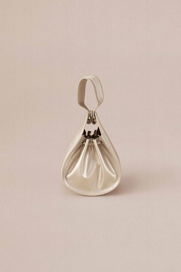 Nesara Bucket Bag - Metallic Pearl
