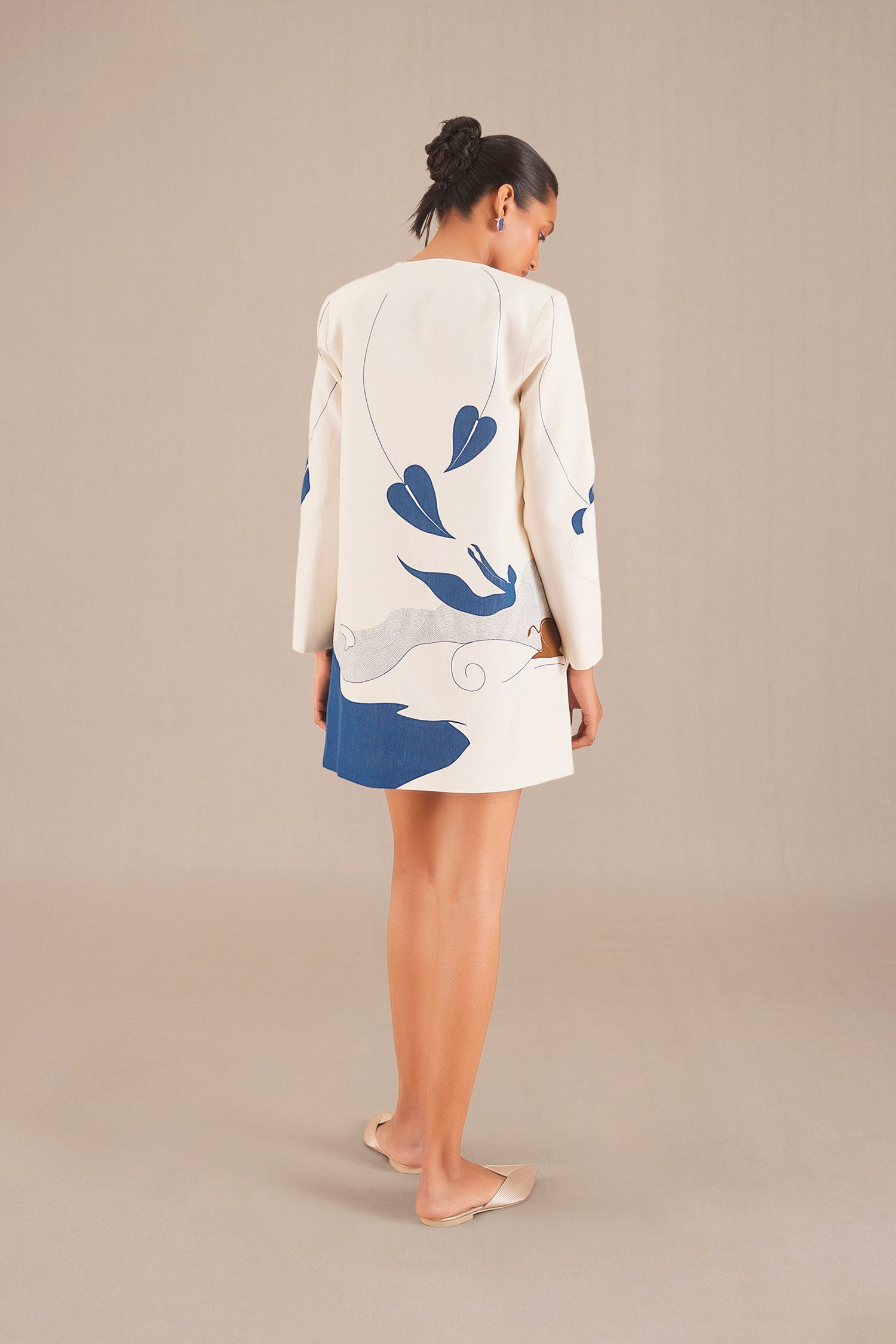 Amira Jacket Set - Ivory