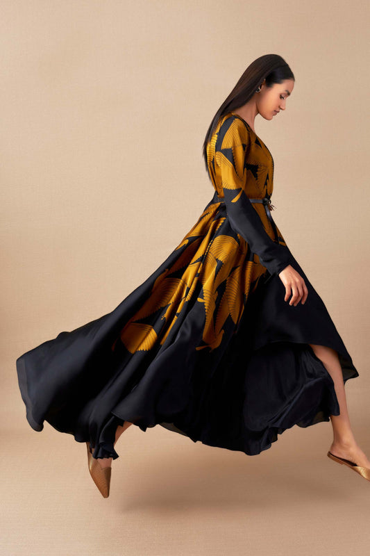 Organza Helen Dress – Black