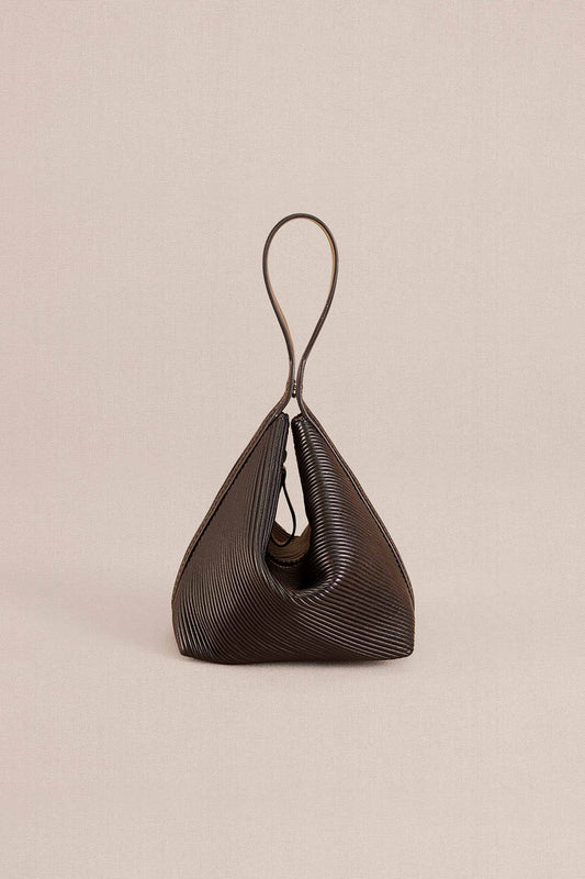 Faux Leather Ruh Bag – Black